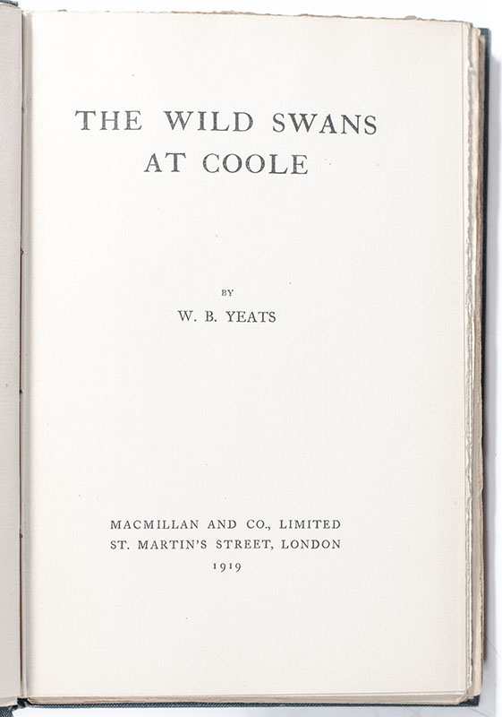 The Wild Swans at Coole
