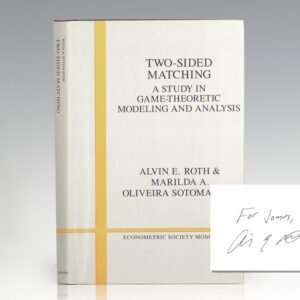 Two Sides Matching: A Study in Game-Theoretic Modeling and Analysis.