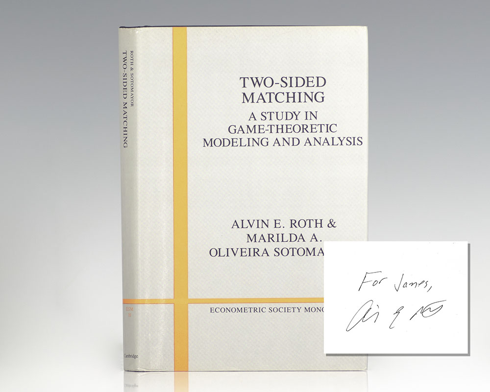 Two Sides Matching: A Study in Game-Theoretic Modeling and Analysis.