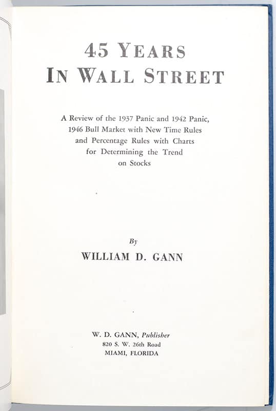 45 Years In Wall Street