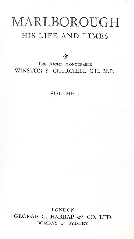 Marlborough: His Life and Times