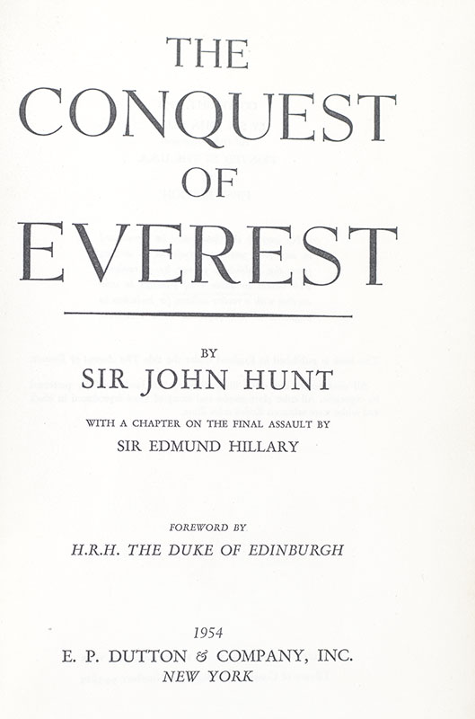The Conquest of Everest