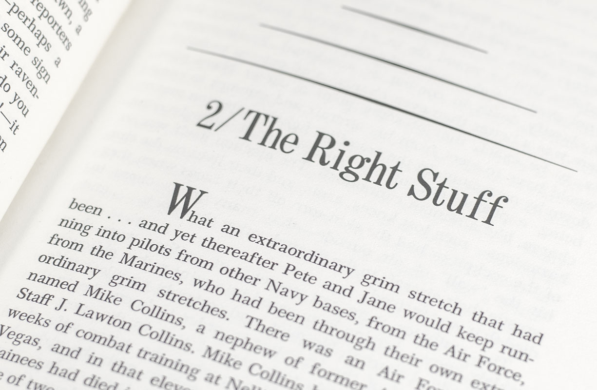 The Right Stuff