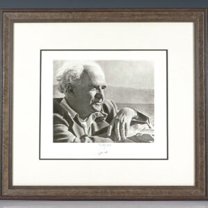 David Ben-Gurion Signed Photograph
