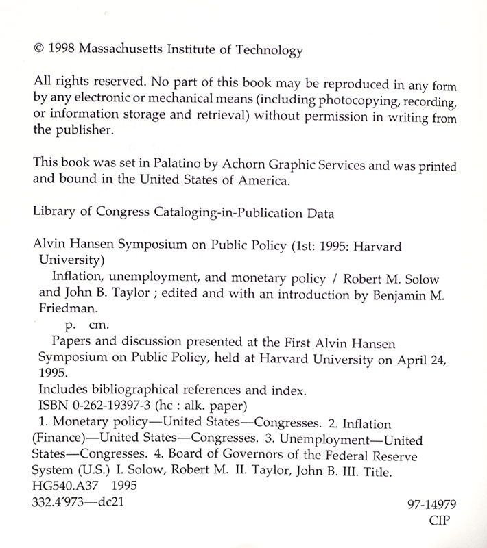 Inflation, Unemployment, and Monetary Policy