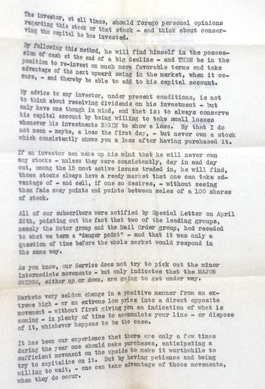 How to Trade in Stocks: The Livermore Formula for Combining Time Element and Price.