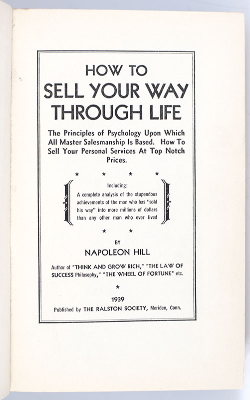 How To Sell Your Way Through Life