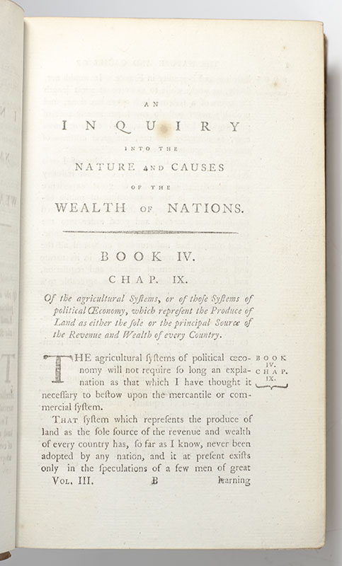 An Inquiry into the Nature and Causes of the Wealth of Nations