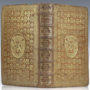 Homeri Opera Graeco-latina, quae quidem nunc extant, omnia. Hoc est: Ilias, Odyssea, Batracho Myomachia, et Hymni: Praeterea Homeri vita ex Plutarcho, cum Latina item interpretatione, locis communibus ubiq in margine notatis