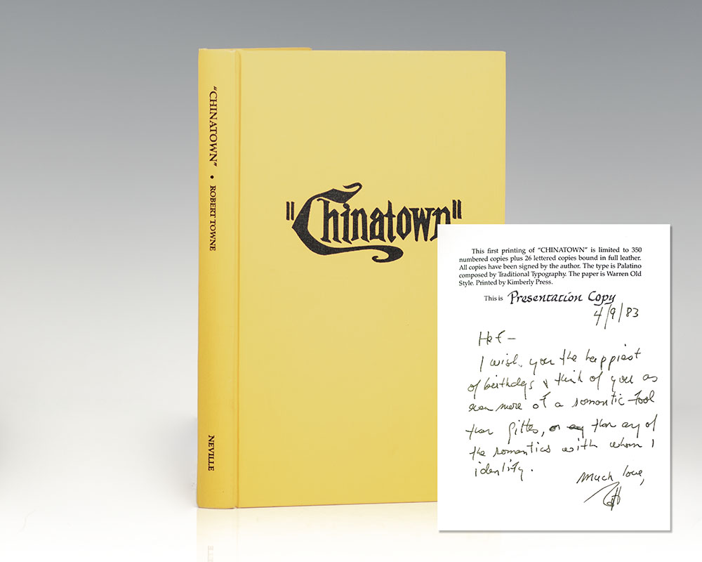 "Chinatown" A Screenplay