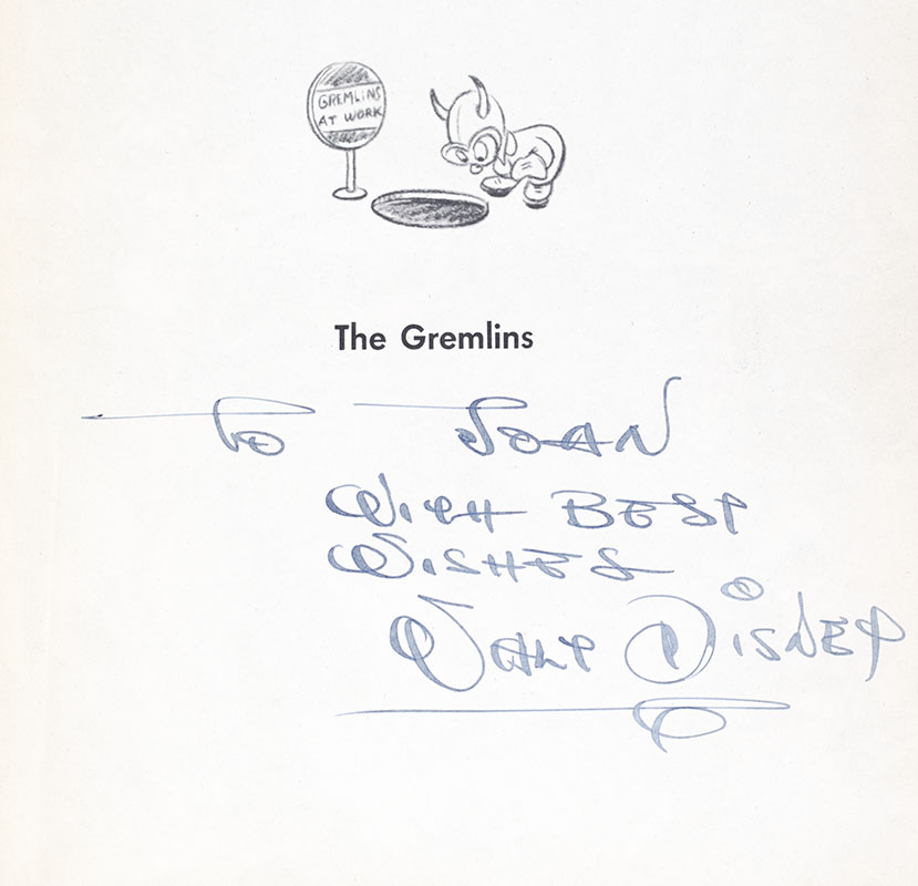 The Gremlins. From the Walt Disney Production. A Royal Air Force Story