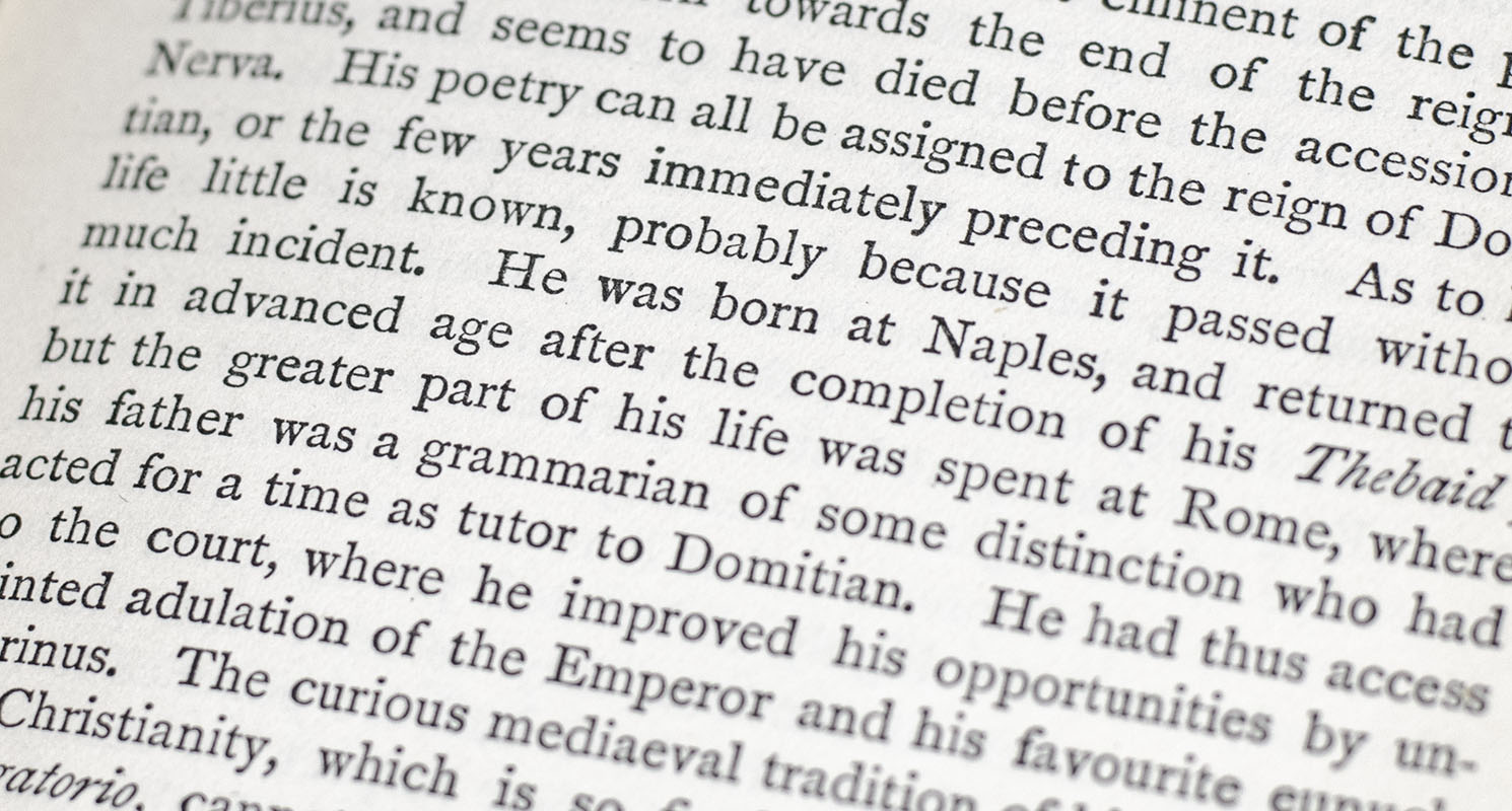 Latin Literature: From the Library of J.R.R. Tolkien