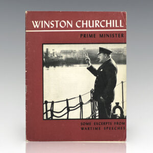 Rare first edition pamphlet of Churchill's Wartime Speeches