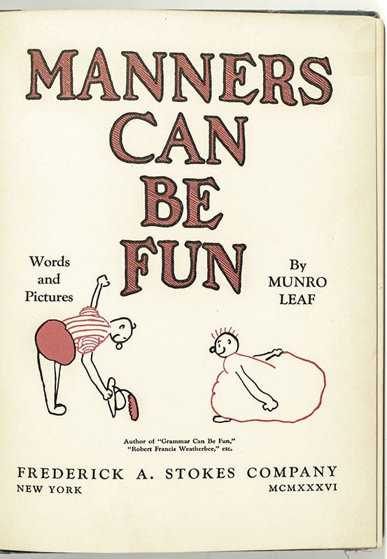 Manners Can Be Fun.