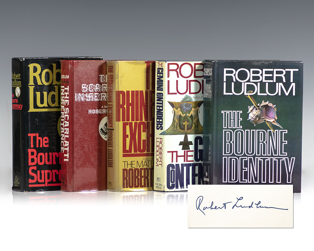 Robert Ludlum First Edition Collection.