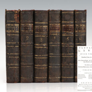 Plutarch's Lives. Translated from the Greek with Explanatory and Critical Notes from Dacier and others to which is prefixed, The Life of Plutarch; written by Mr. Dryden