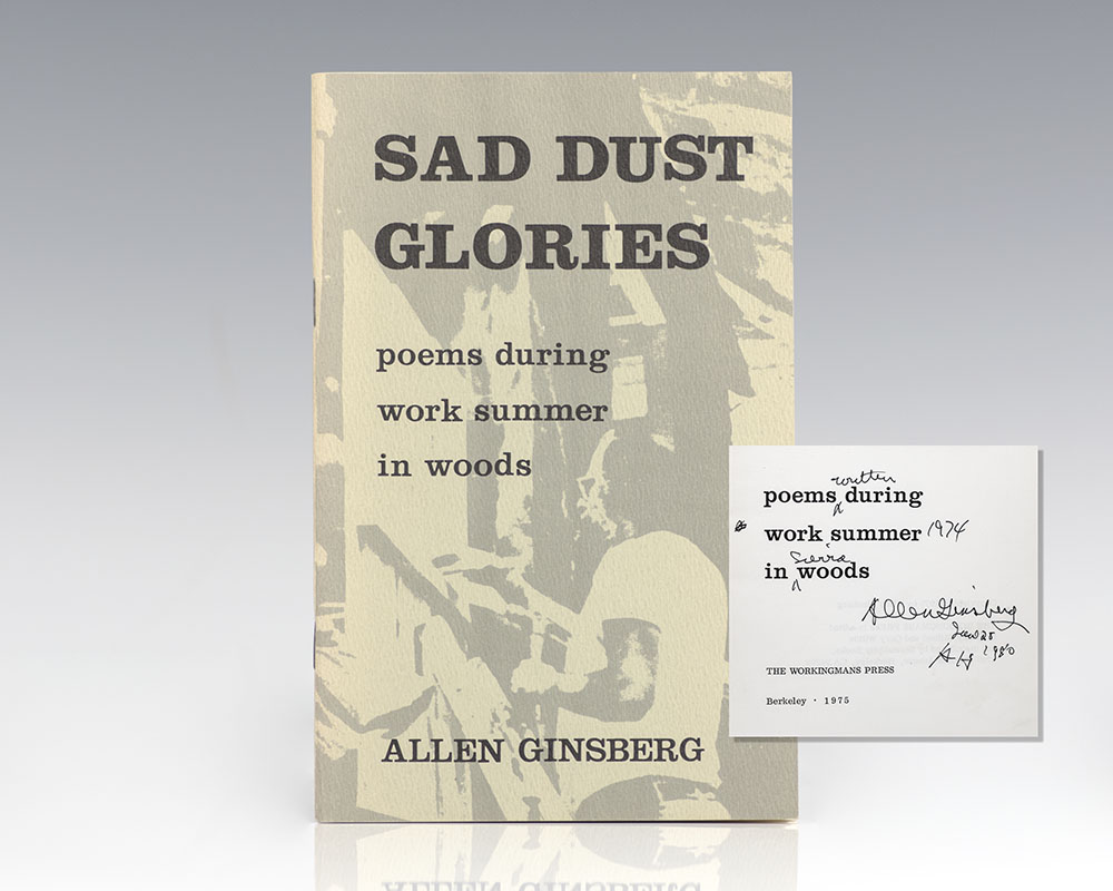 Sad Dust Glories: poems during work summer in woods.