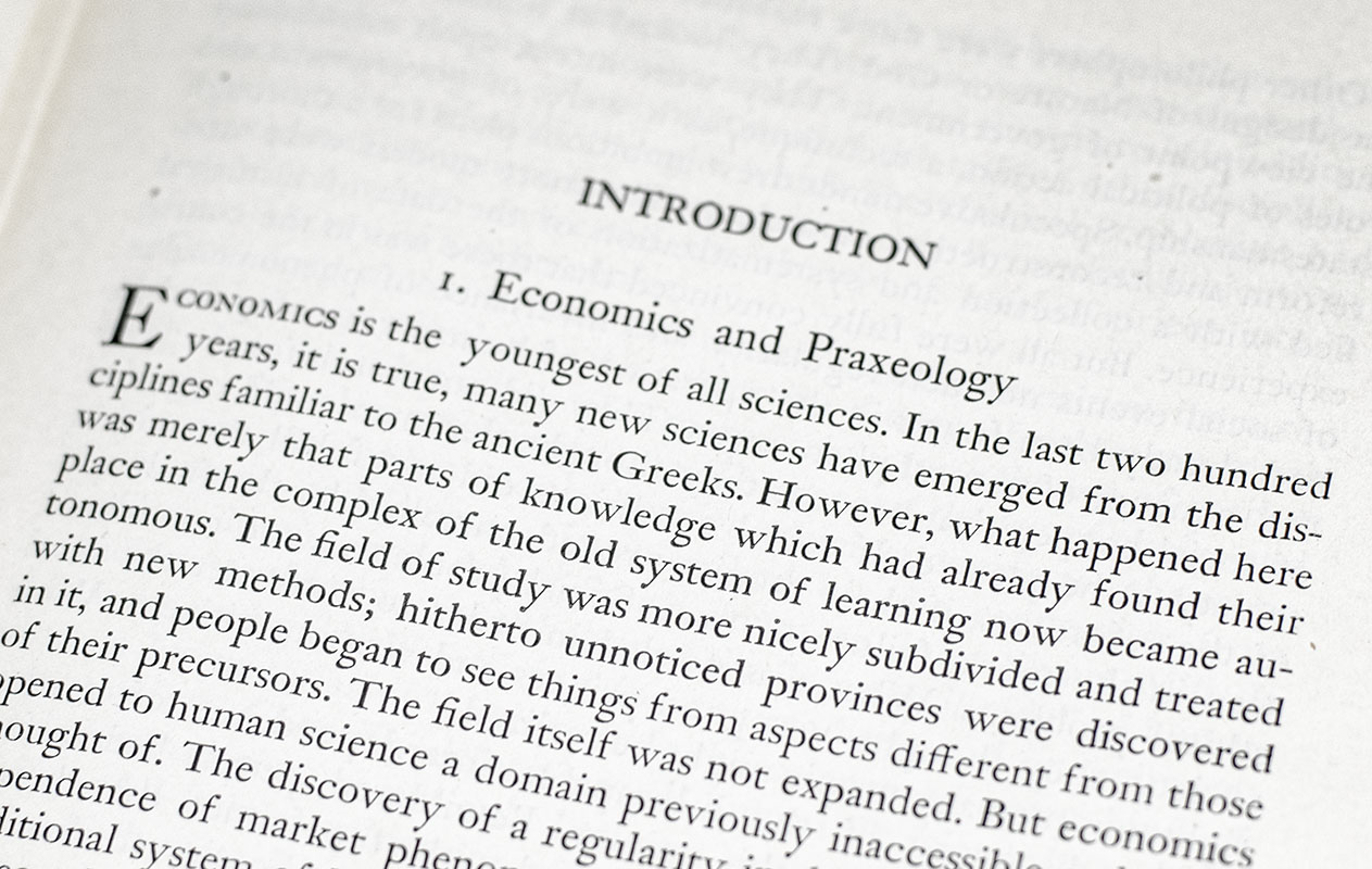 Human Action: A Treatise on Economics