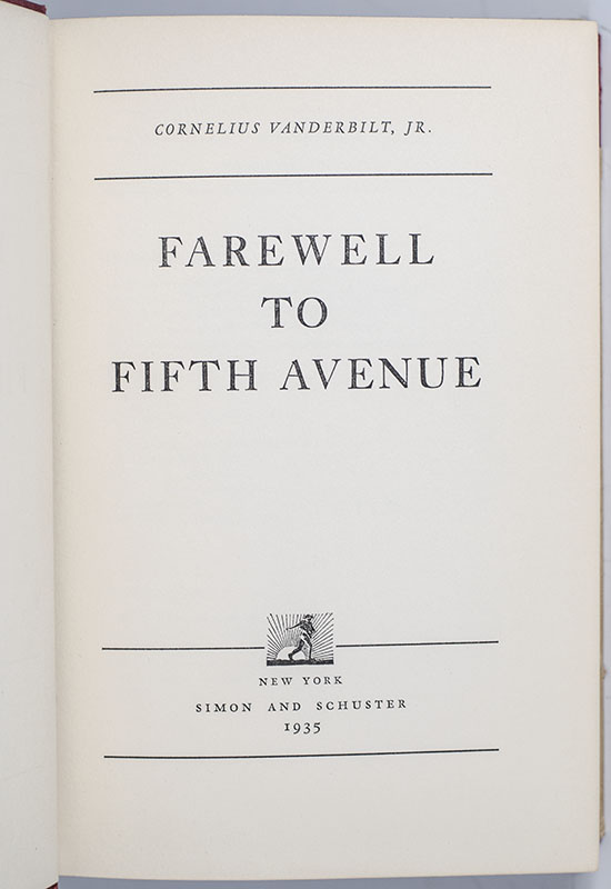 Farewell to Fifth Avenue