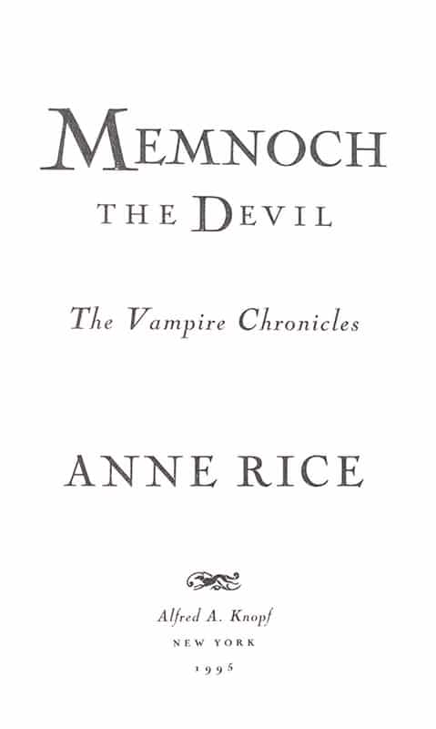 Memnoch the Devil