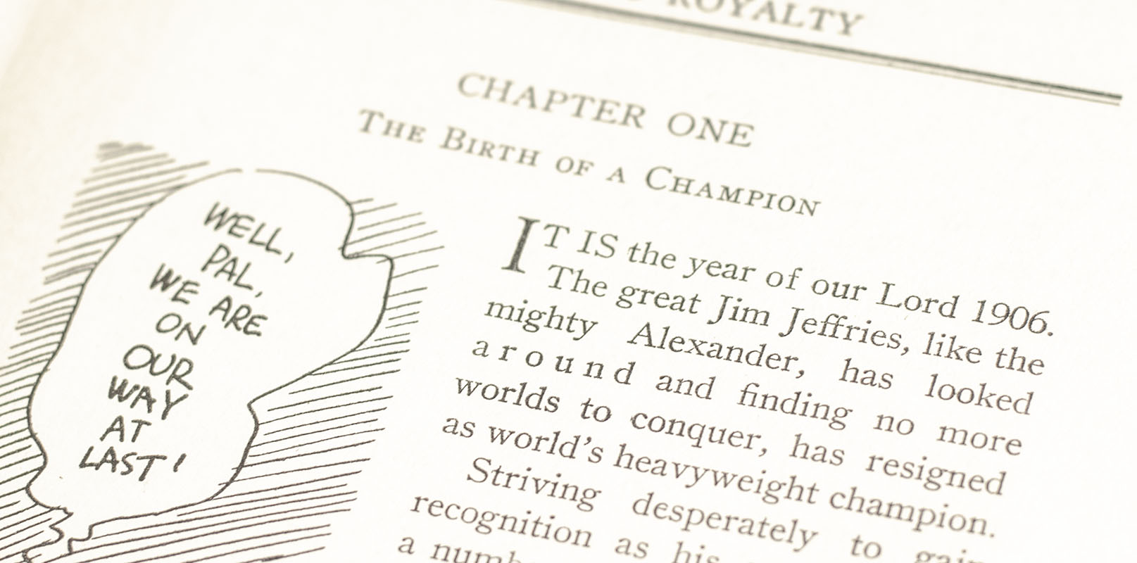 Relief to Royalty: The Story of James J. Braddock World's Heavyweight Champion