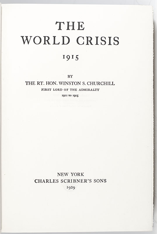 The World Crisis 1915