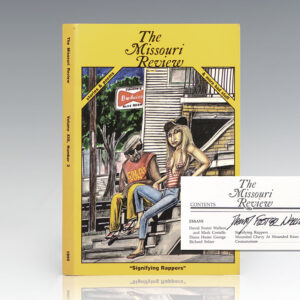 The Missouri Review: Signifying Rappers, Volume XIII, Number 2