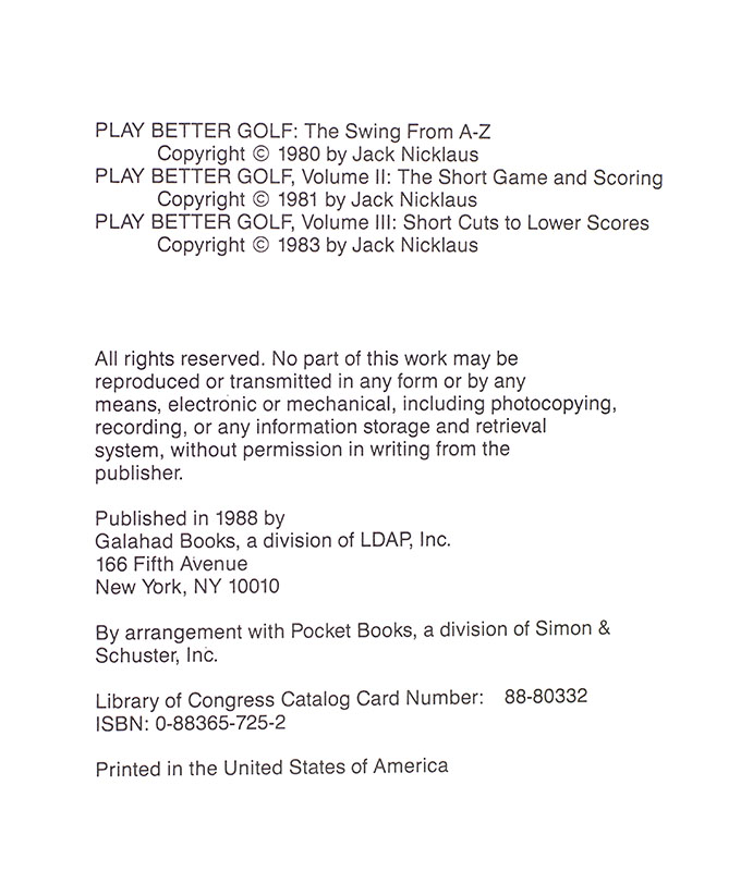 Play Better Golf: An Illustrated Guide to Lower Scores