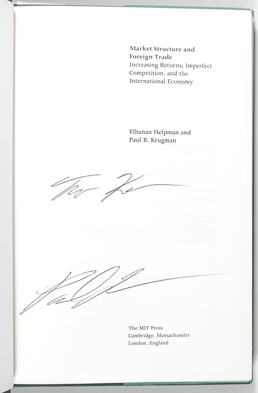 Market Structure and Foreign Trade: Increasing Returns, Imperfect Competition, and the International Economy