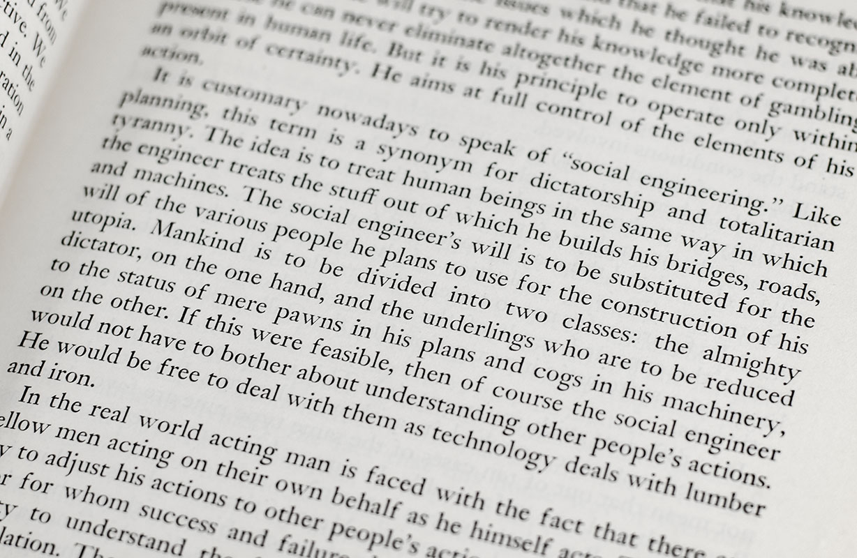 Human Action: A Treatise on Economics
