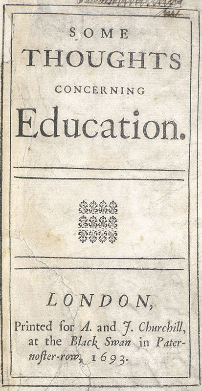 Some Thoughts Concerning Education