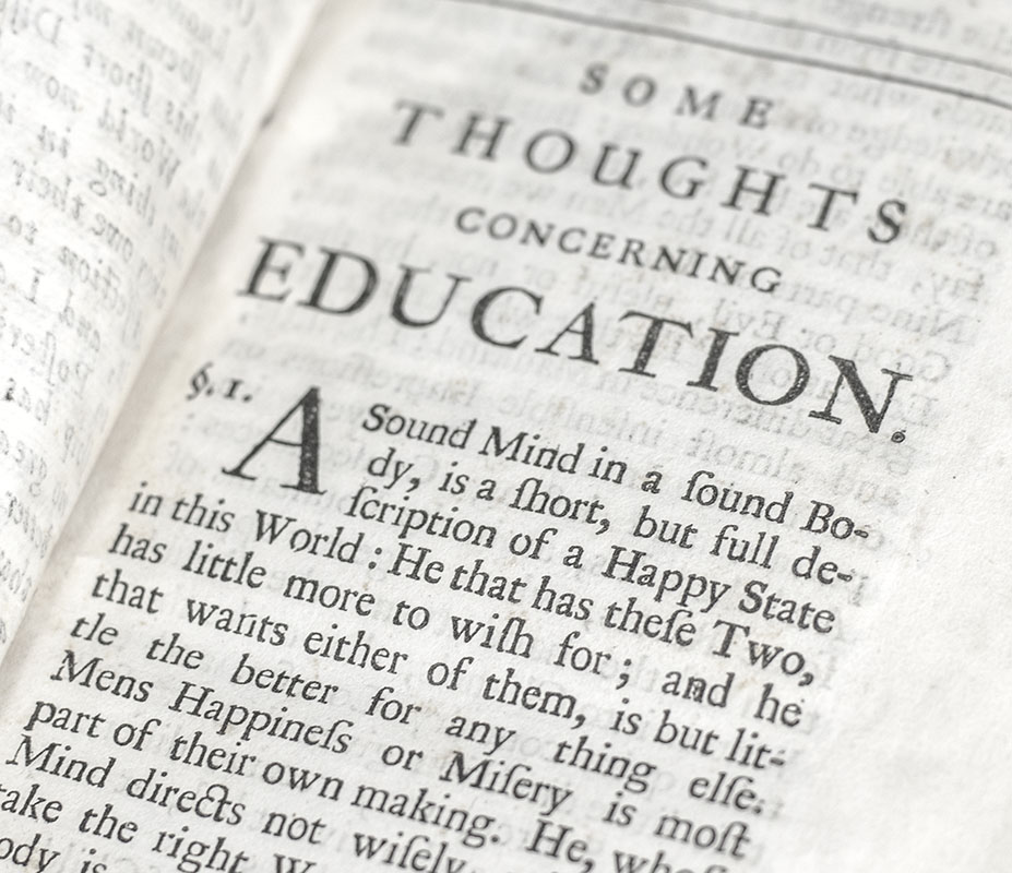 Some Thoughts Concerning Education