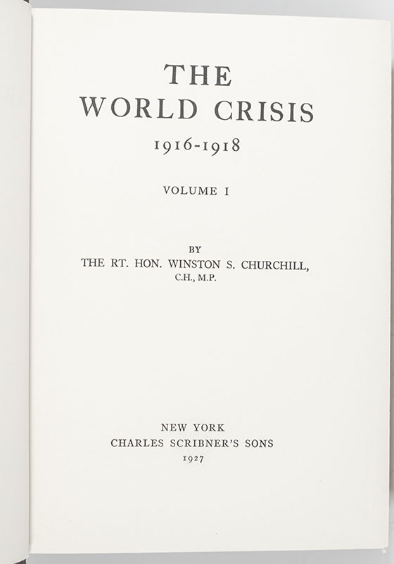 The World Crisis 1916-1918. Vol. I