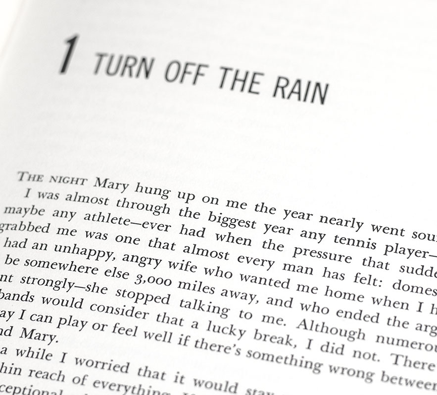 The Education of a Tennis Player