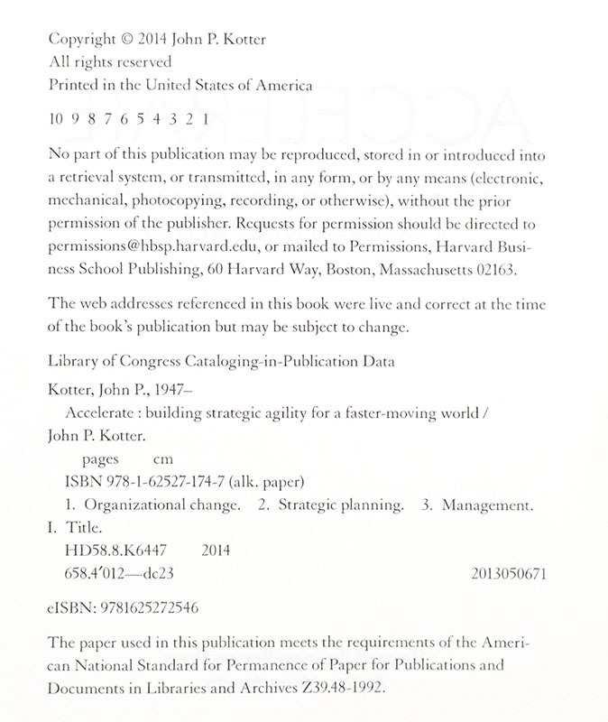 Accelerate: Building Strategic Agility for a Faster-Moving World