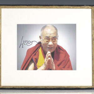 The Dalai Lama Signed Photograph.