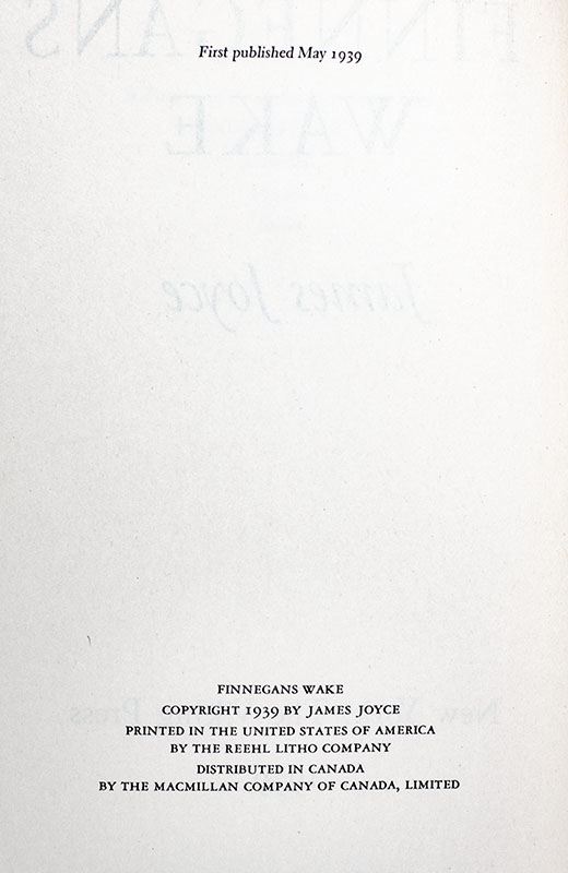 Finnegans Wake.