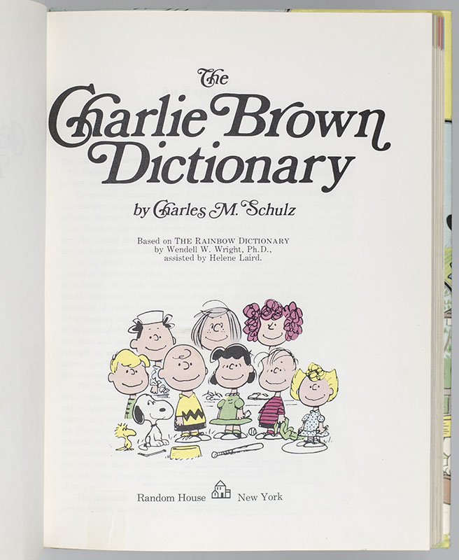 The Charlie Brown Dictionary