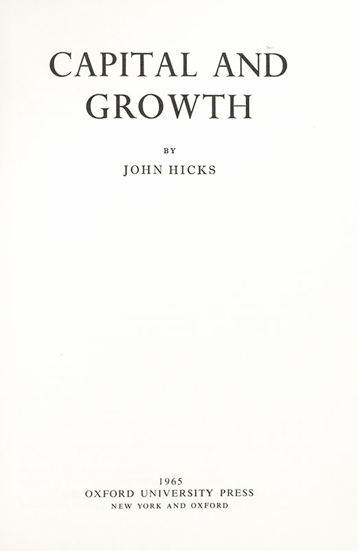 Capital and Growth.