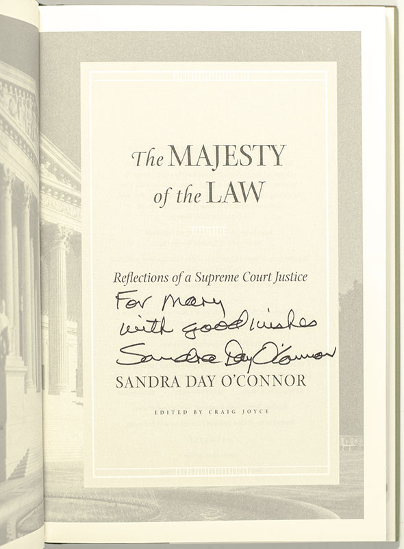 The Majesty of the Law: Reflections of a Supreme Court Justice