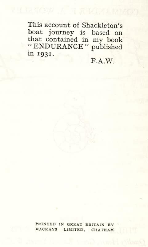 Shackleton's Boat Journey