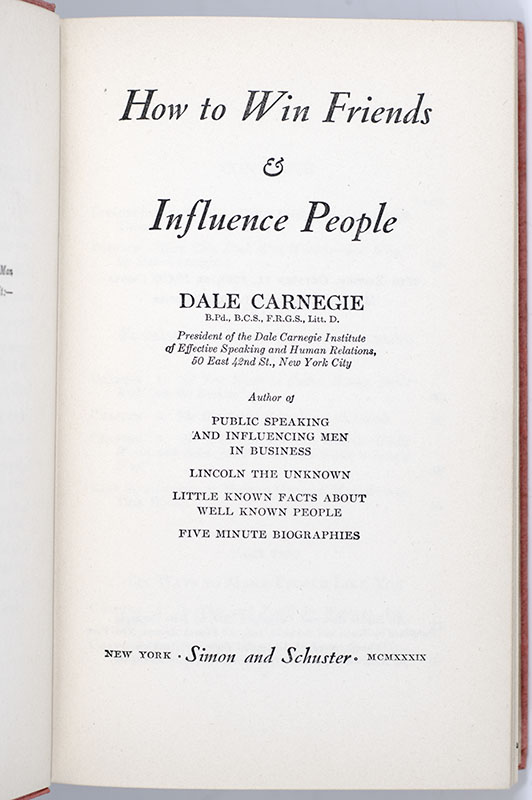 How to Win Friends and Influence People