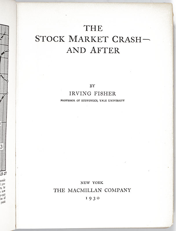 The Stock Market Crash—And After