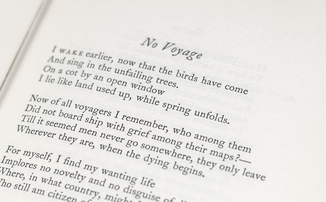 No Voyage and Other Poems