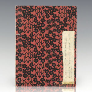 A Disquisition on the Reactionary and Counter-Scientific Character of the Socialist Conception F. A. Hayek Autograph Manuscript