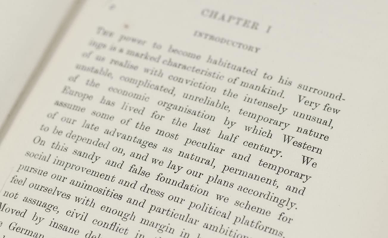 The Economic Consequences of the Peace