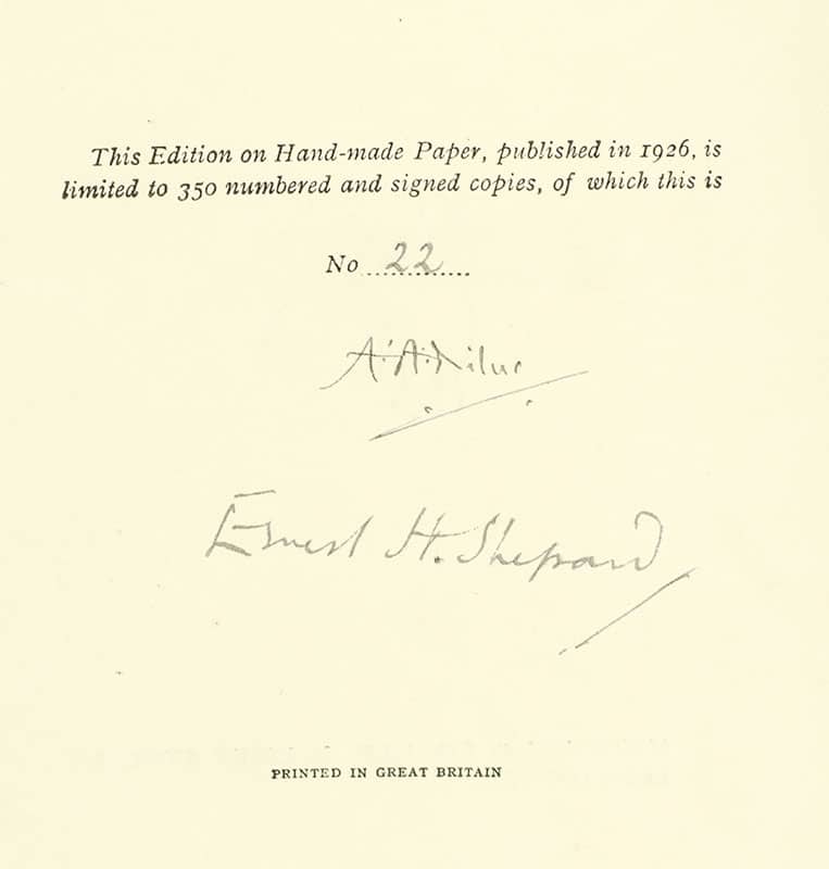 Winnie-the-Pooh. With Decorations by Ernest H. Shepard.