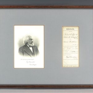 Frederick Douglass Autograph Document Signed.