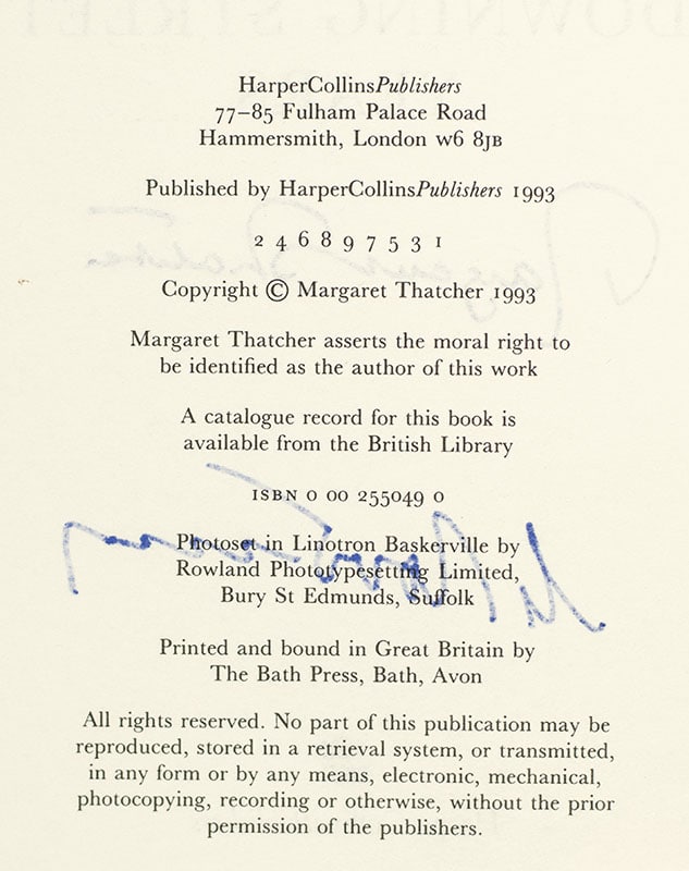 The Downing Street Years.