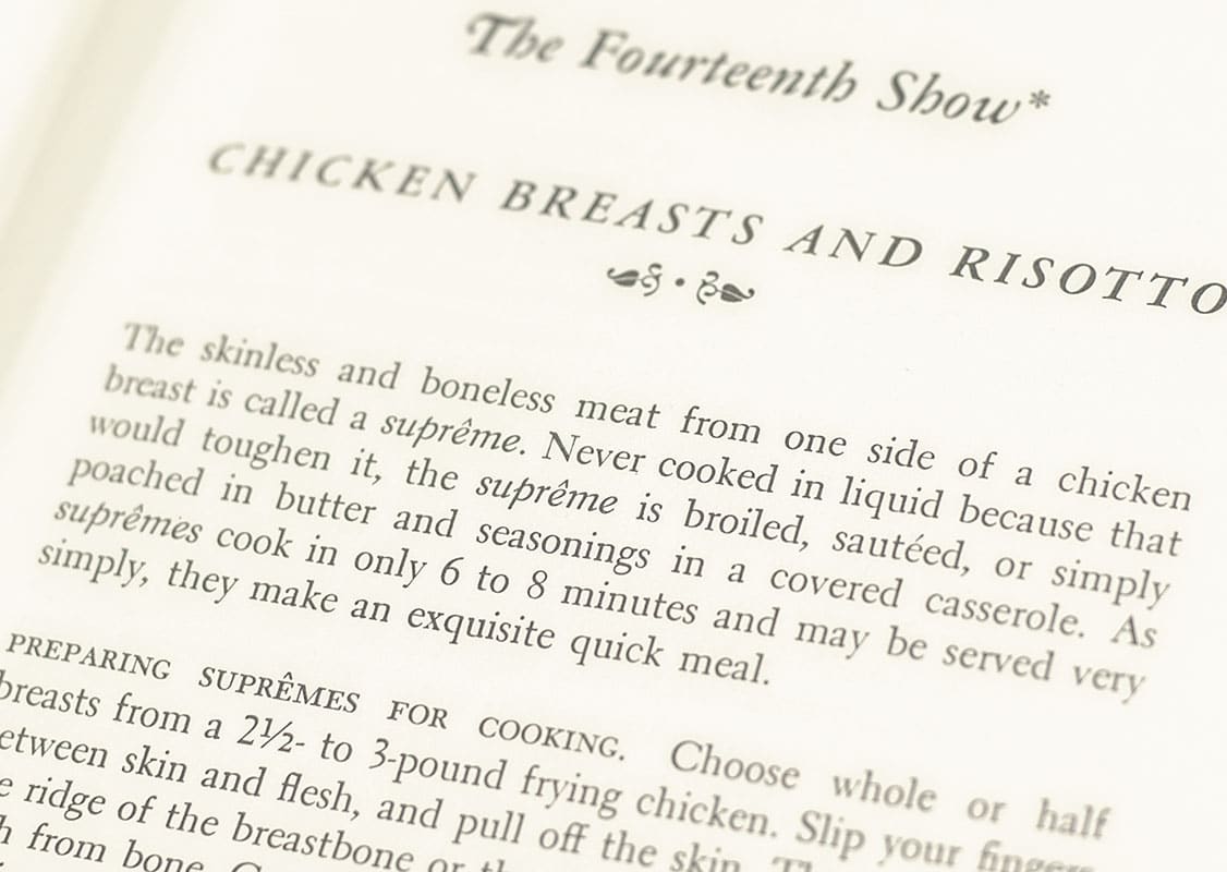 The French Chef Cookbook.